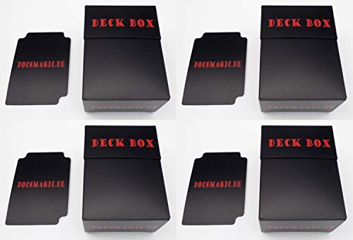 docsmagic.de 4 x Deck Box Black + Card Divider - Kartenbox Schwarz - PKM - YGO - MTG docsmagic.de 4 x Deck Box Black + Card Divider - Kartenbox Schwarz - PKM - YGO - MTG von docsmagic.de