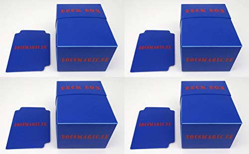 docsmagic.de 4 x Deck Box Blue + Card Divider - Kartenbox Blau - PKM - YGO - MTG docsmagic.de 4 x Deck Box Blue + Card Divider - Kartenbox Blau - PKM - YGO - MTG von docsmagic.de
