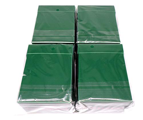 docsmagic.de 4 x Deck Box Full Green + Card Divider - Kartenbox Grün - PKM YGO MTG von docsmagic.de