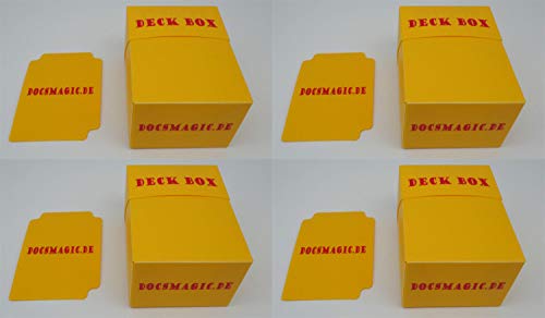 docsmagic.de 4 x Deck Box Yellow + Card Divider - Kartenbox Gelb - PKM - YGO - MTG docsmagic.de 4 x Deck Box Yellow + Card Divider - Kartenbox Gelb - PKM - YGO - MTG von docsmagic.de