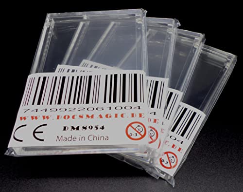 docsmagic.de 4X Acrylic Display for Booster Pack Magnetic Lid - UV-Safe - PKM MTG YGO - Schaukasten von docsmagic.de