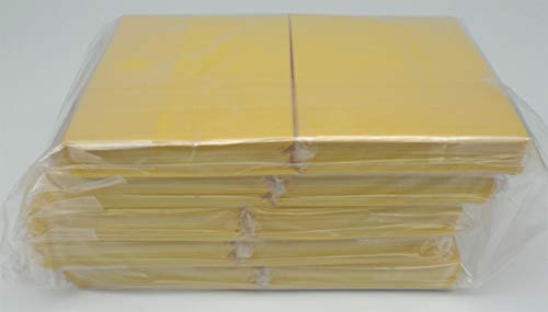 docsmagic.de 5 x 100 Double Mat Yellow Card Sleeves Standard Size 66 x 91 - Gelb - Kartenhüllen - PKM MTG von docsmagic.de