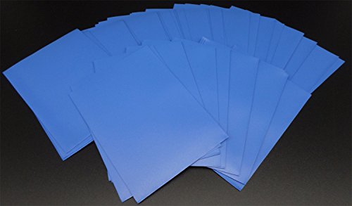 docsmagic.de 5 x 100 Mat Blue Card Sleeves Standard Size 66 x 91 - Blau - Kartenhüllen - PKM - MTG von docsmagic.de