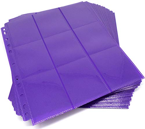 docsmagic.de 50 18-Pocket Pages Purple - Sideloading - 11 Holes - MTG PKM YGO - Ordnerseiten Lila docsmagic.de 50 18-Pocket Pages Purple - Sideloading - 11 Holes - MTG PKM YGO - Ordnerseiten Lila von docsmagic.de