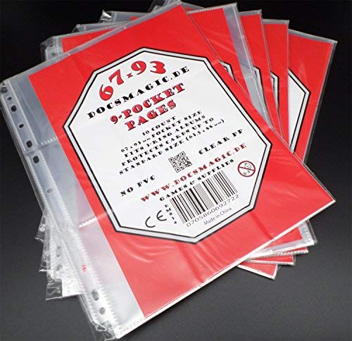 docsmagic.de 50 9-Pocket Pages - 11-Hole - 3-Ring Album Ordnerseiten docsmagic.de 50 9-Pocket Pages - 11-Hole - 3-Ring Album Ordnerseiten von docsmagic.de