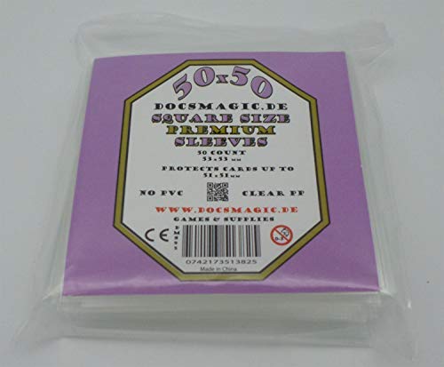 docsmagic.de 50 Premium Mini Square Board Game Sleeves - 51 x 51-53 x 53 - Kingdom Death Brettspielhüllen docsmagic.de 50 Premium Mini Square Board Game Sleeves - 51 x 51-53 x 53 - Kingdom Death Brettspielhüllen von docsmagic.de