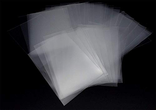 docsmagic.de 60 Mat Clear Card Sleeves Small Size 62 x 89 - YGO CFV - Mini Kartenhüllen Klar Durchsichtig von docsmagic.de