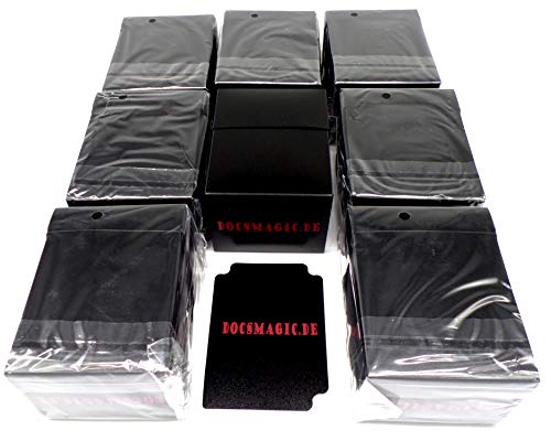 docsmagic.de 8 x Deck Box Full Black + Card Divider - Kartenbox Schwarz - PKM YGO MTG docsmagic.de 8 x Deck Box Full Black + Card Divider - Kartenbox Schwarz - PKM YGO MTG von docsmagic.de