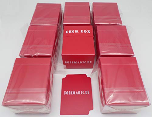 docsmagic.de 8 x Deck Box Red + Card Divider - Kartenbox Rot - PKM - YGO - MTG docsmagic.de 8 x Deck Box Red + Card Divider - Kartenbox Rot - PKM - YGO - MTG von docsmagic.de