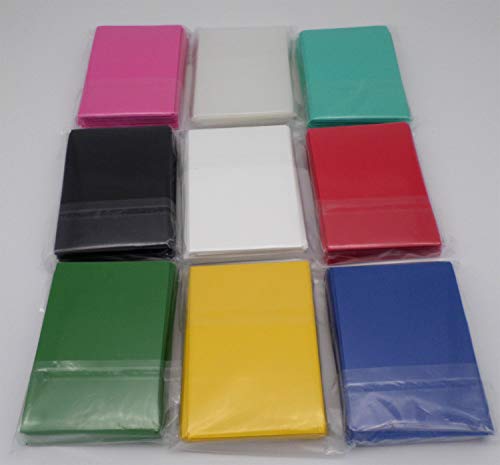 docsmagic.de 9 x 60 Mat Card Sleeves Small Size 62 x 89 - Black Blue Green Red White Yellow Pink Mint Clear- YGO CFV - Mini Kartenhüllen docsmagic.de 9 x 60 Mat Card Sleeves Small Size 62 x 89 - Black Blue Green Red White Yellow Pink Mint Clear- YGO CFV - Mini Kartenhüllen von docsmagic.de