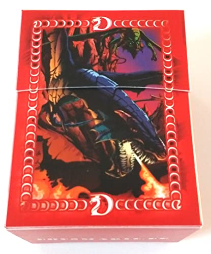 docsmagic.de Art Deck Box + Divider Dragons Theme - for 100 Standard Size Game Cards MTG PKM von docsmagic.de