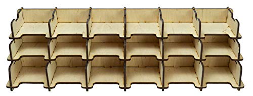 docsmagic.de Card Holder - 18-Compartment 1500+ Standard Cards - Kartenhalter von docsmagic.de