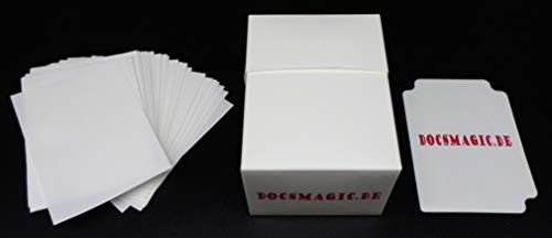 docsmagic.de Deck Box Full + 100 Double Mat White Sleeves Standard - Kartenbox & Kartenhüllen Weiss - PKM MTG von docsmagic.de