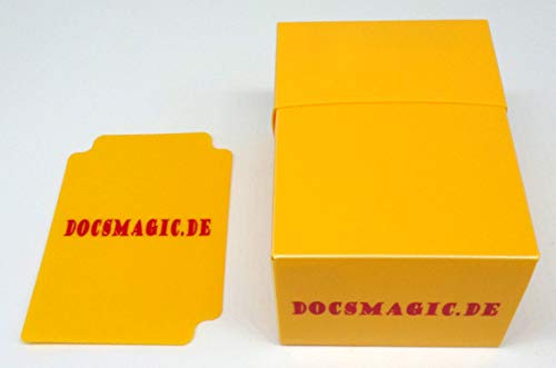 docsmagic.de Deck Box Full Yellow + Card Divider - Kartenbox Gelb - PKM YGO MTG docsmagic.de Deck Box Full Yellow + Card Divider - Kartenbox Gelb - PKM YGO MTG von docsmagic.de