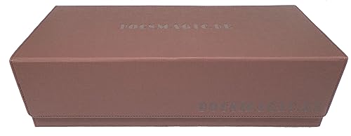 docsmagic.de Premium 2-Row Trading Card Storage Box Brown + Trays & Divider - MTG PKM YGO - Aufbewahrungsbox Braun von docsmagic.de