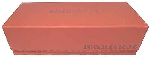 docsmagic.de Premium 2-Row Trading Card Storage Box Copper + Trays & Divider - MTG PKM YGO - Aufbewahrungsbox Kupfer von docsmagic.de