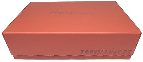 docsmagic.de Premium 3-Row Trading Card Storage Box Copper + Trays & Divider - MTG PKM YGO - Aufbewahrungsbox Kupfer von docsmagic.de