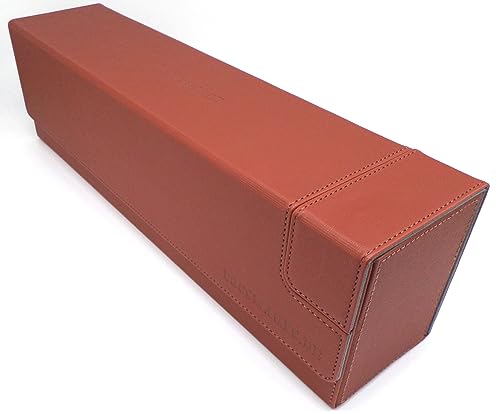 docsmagic.de Premium Magnetic Tray Long Box Copper Large - Card Deck Storage - Kartenbox Aufbewahrung Transport Kupfer von docsmagic.de