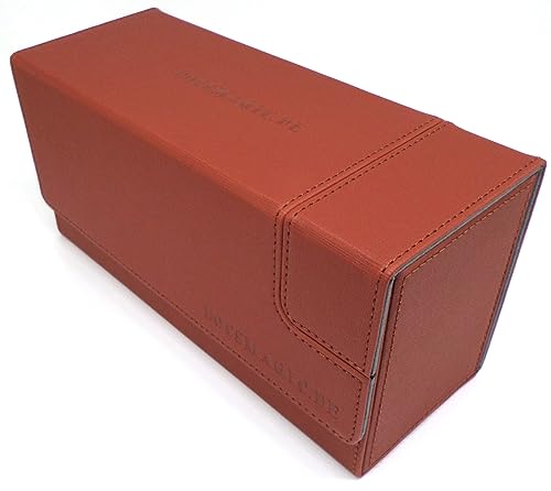 docsmagic.de Premium Magnetic Tray Long Box Copper Small - Card Deck Storage - Kartenbox Aufbewahrung Transport Kupfer von docsmagic.de