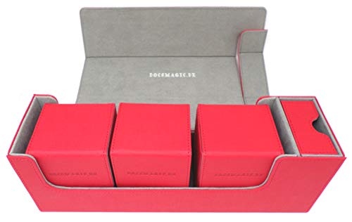 docsmagic.de Premium Magnetic Tray Long Box Red Medium + 3 Flip Boxes - Rot docsmagic.de Premium Magnetic Tray Long Box Red Medium + 3 Flip Boxes - Rot von docsmagic.de
