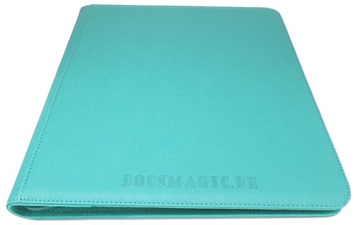 docsmagic.de Premium Pro-Player 12-Pocket Playset Zip-Album Mint - 480 Card Binder - MTG - PKM - YGO - Reissverschluss Aqua docsmagic.de Premium Pro-Player 12-Pocket Playset Zip-Album Mint - 480 Card Binder - MTG - PKM - YGO - Reissverschluss Aqua von docsmagic.de