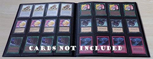 docsmagic.de Pro-Player 12-Pocket Playset Album Black - 480 Card Binder - MTG - PKM - YGO - Schwarz von docsmagic.de