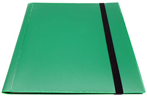 docsmagic.de Pro-Player 12-Pocket Playset Album Dark Green - 480 Card Binder - MTG - PKM - YGO - Sammelalbum Dunkelgrün von docsmagic.de