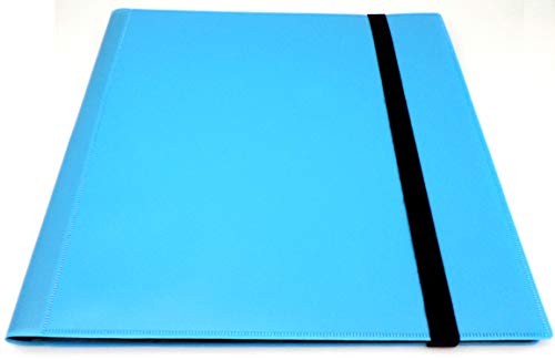 docsmagic.de Pro-Player 12-Pocket Playset Album Light Blue - 480 Card Binder - MTG - PKM - YGO - Sammelalbum Hellblau von docsmagic.de