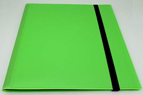 docsmagic.de Pro-Player 12-Pocket Playset Album Light Green - 480 Card Binder - MTG - PKM - YGO - Sammelalbum Hellgrün von docsmagic.de