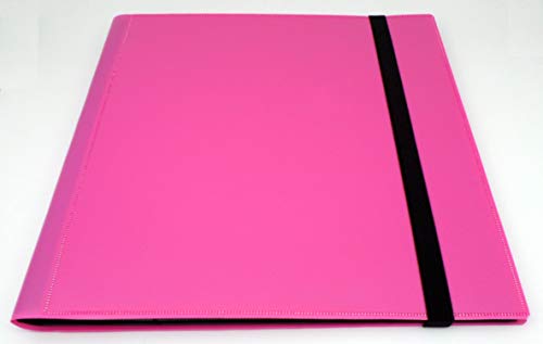 docsmagic.de Pro-Player 12-Pocket Playset Album Pink - 480 Card Binder - MTG - PKM - YGO - Sammelalbum Rosa von docsmagic.de