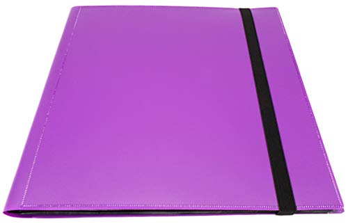 docsmagic.de Pro-Player 12-Pocket Playset Album Purple - 480 Card Binder - MTG - PKM - YGO - Sammelalbum Lila von docsmagic.de