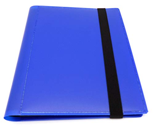 docsmagic.de Pro-Player 4-Pocket Album Dark Blue - 160 Card Binder - MTG - PKM - YGO - Sammelalbum Dunkelblau von docsmagic.de