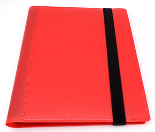 docsmagic.de Pro-Player 4-Pocket Album Red - 160 Card Binder - MTG - PKM - YGO - Sammelalbum Rot von docsmagic.de