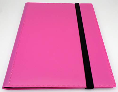 docsmagic.de Pro-Player 9-Pocket Album Pink - 360 Card Binder - MTG - PKM - YGO - Sammelalbum Rosa von docsmagic.de