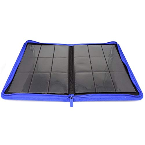 docsmagic.de Pro-Player 9-Pocket Zip-Album Dark Blue - 360 Card Binder - MTG - PKM - YGO - Reissverschluss Dunkelblau von docsmagic.de