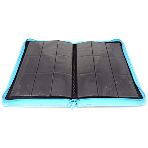 docsmagic.de Pro-Player 9-Pocket Zip-Album Mint - 360 Card Binder - MTG - PKM - YGO - Reissverschluss Aqua von docsmagic.de