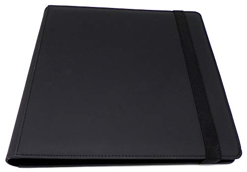 docsmagic.de Pro-Player Premium 12/24-Pocket Playset Album Black - 480 Card Binder - MTG - PKM - YGO - Kartenalbum Schwarz von docsmagic.de