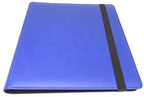docsmagic.de Pro-Player Premium 12/24-Pocket Playset Album Dark Blue - 480 Card Binder - MTG - PKM - YGO - Kartenalbum Dunkelblau von docsmagic.de