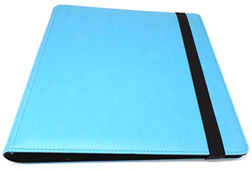 docsmagic.de Pro-Player Premium 12/24-Pocket Playset Album Light Blue - 480 Card Binder - MTG - PKM - YGO - Kartenalbum Hellblau von docsmagic.de