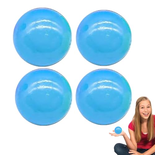 Leuchtende Klebrige Bälle, Antistressball Nacht Leuchtende Flummi Anti Stress Sticky Balls, Für Erwachsene Und Teens - Dekoration Für Zuhause, Party, Klassenzimmer, Decke von doyandader