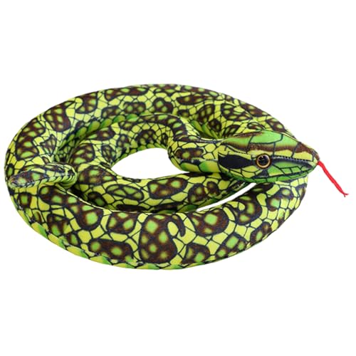 doyandader Kuscheltier Schlange, Realistisches Stofftier Schlange Streich Accessoire Spielzeug, Realistische Kissendekoration Vielseitiges Accessoire Für Liebhaber Kindergeburtstage Wohnaccessoires von doyandader