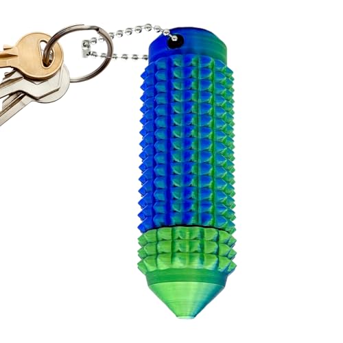 doyandader Stachelige Fidget Spielzeuge | 3D Gedruckte Fidget Schlüsselanhänger,Entspannende Gadgets Für Männer Frauen Kleinkinder Unterwegs Schule Büro Zuhause von doyandader