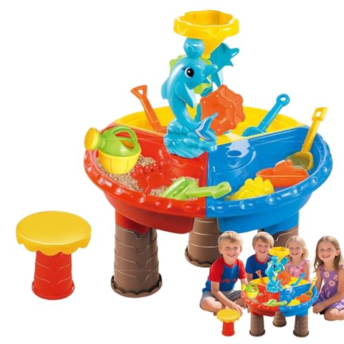 doyandader Wasserspieltisch Kinder Outdoor, Sandwasserspiegel Spielzeug Für Kleinkinder, Strandspielzeug,Kleinkinder Wasserspieltisch Mit Sandspielzeug, Vorschulspiele Für Kinder Im Garten & Am doyandader Wasserspieltisch Kinder Outdoor, Sandwasserspiegel Spielzeug Für Kleinkinder, Strandspielzeug,Kleinkinder Wasserspieltisch Mit Sandspielzeug, Vorschulspiele Für Kinder Im Garten & Am von doyandader