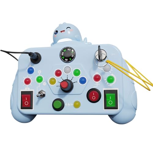 drburpily LED Lichtschalter Spielzeuge entwickeln sensorische Wahrnehmung und Hand Fuß Koordination. ABS Spielzeuge mit LED Lichtschaltern sind beschäftigt, Blau drburpily LED Lichtschalter Spielzeuge entwickeln sensorische Wahrnehmung und Hand Fuß Koordination. ABS Spielzeuge mit LED Lichtschaltern sind beschäftigt, Blau von drburpily