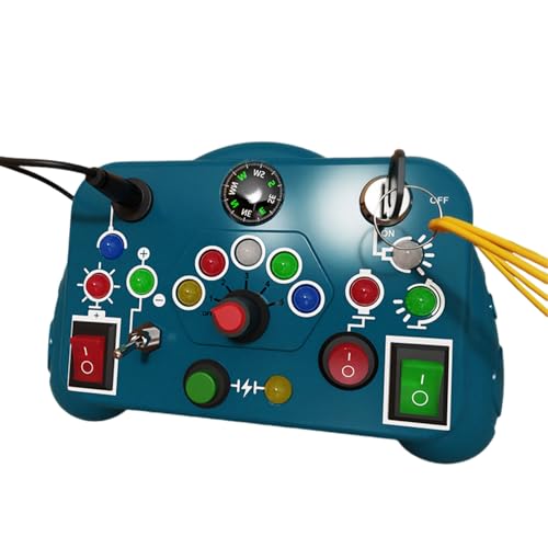 drburpily LED Lichtschalter Spielzeuge entwickeln sensorische Wahrnehmung und Hand Fuß Koordination. ABS Spielzeuge mit LED Lichtschaltern sind beschäftigt, Marineblau drburpily LED Lichtschalter Spielzeuge entwickeln sensorische Wahrnehmung und Hand Fuß Koordination. ABS Spielzeuge mit LED Lichtschaltern sind beschäftigt, Marineblau von drburpily