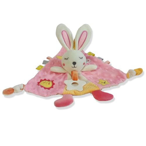 drburpily Weiches Baby Beruhigungsspielzeug, EIN für Neugeborene entworfener Ball, Mädchen, Kaninchen, Löwenbaby Elastizitätspuppe, geeignet für sicheres und, Kaninchen von drburpily