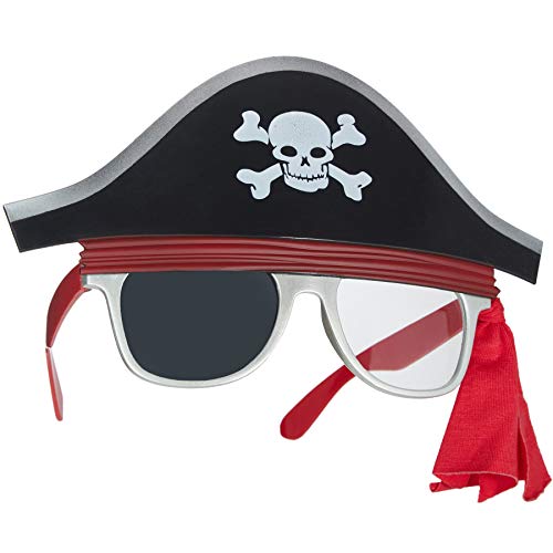 dressforfun 302783 - Spaßbrille Pirat mit Stirnband, Abbildung von Stirnband und Piratenhut dressforfun 302783 - Spaßbrille Pirat mit Stirnband, Abbildung von Stirnband und Piratenhut von dressforfun