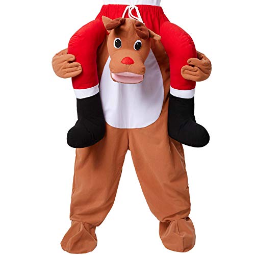 dressforfun 303618 Unisex Huckepack Kostüm Rentier, Weihnachts Verkleidung, Einheitsgröße, mehrfarbig dressforfun 303618 Unisex Huckepack Kostüm Rentier, Weihnachts Verkleidung, Einheitsgröße, mehrfarbig von dressforfun