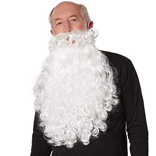 dressforfun 303637 Flauschiger Weihnachtsmann Bart, OneSize, weiß dressforfun 303637 Flauschiger Weihnachtsmann Bart, OneSize, weiß von dressforfun