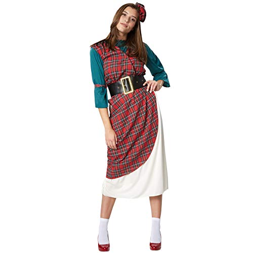 dressforfun 900423 - Damenkostüm vornehme Highlanderin, Mehrteiliges Kostüm im Stil der Highlands (XL | Nr. 302078) von dressforfun